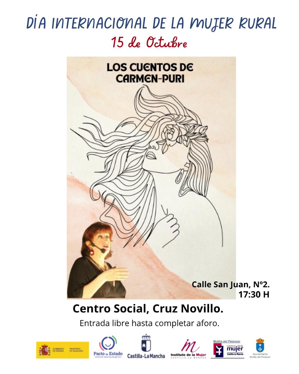 Cartel de Los cuentos de Carmen- Puri